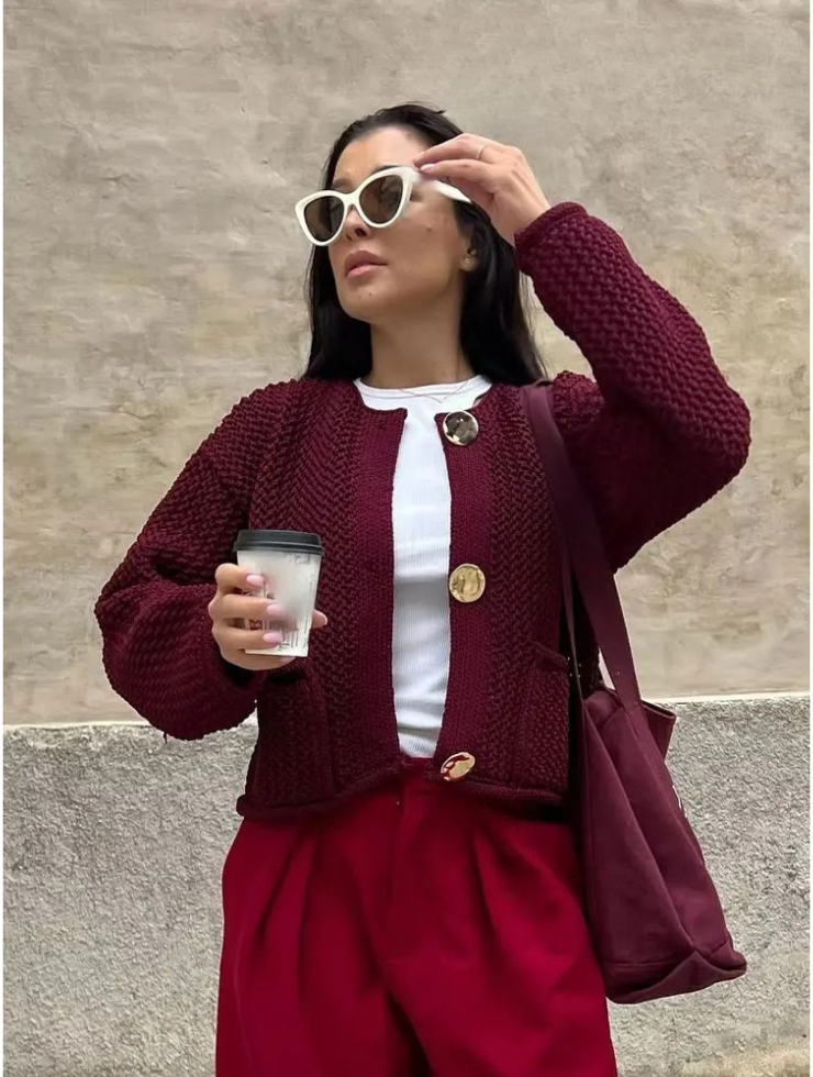 Océane – Pull long en maille