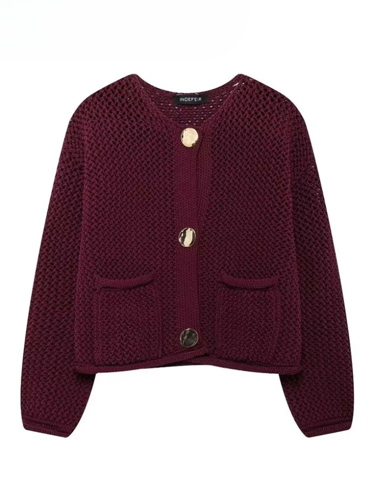 Océane – Pull long en maille