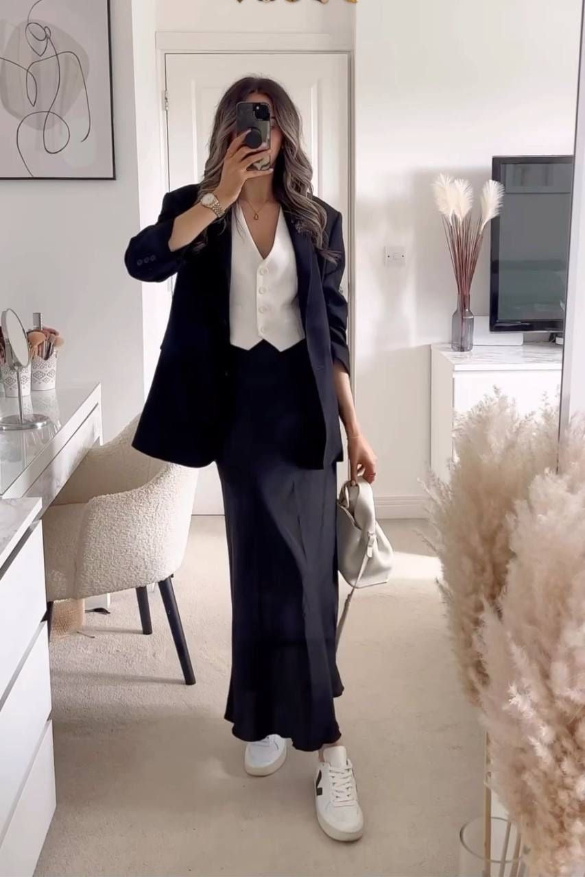 Léa™ - Jupe Maxi en Satin